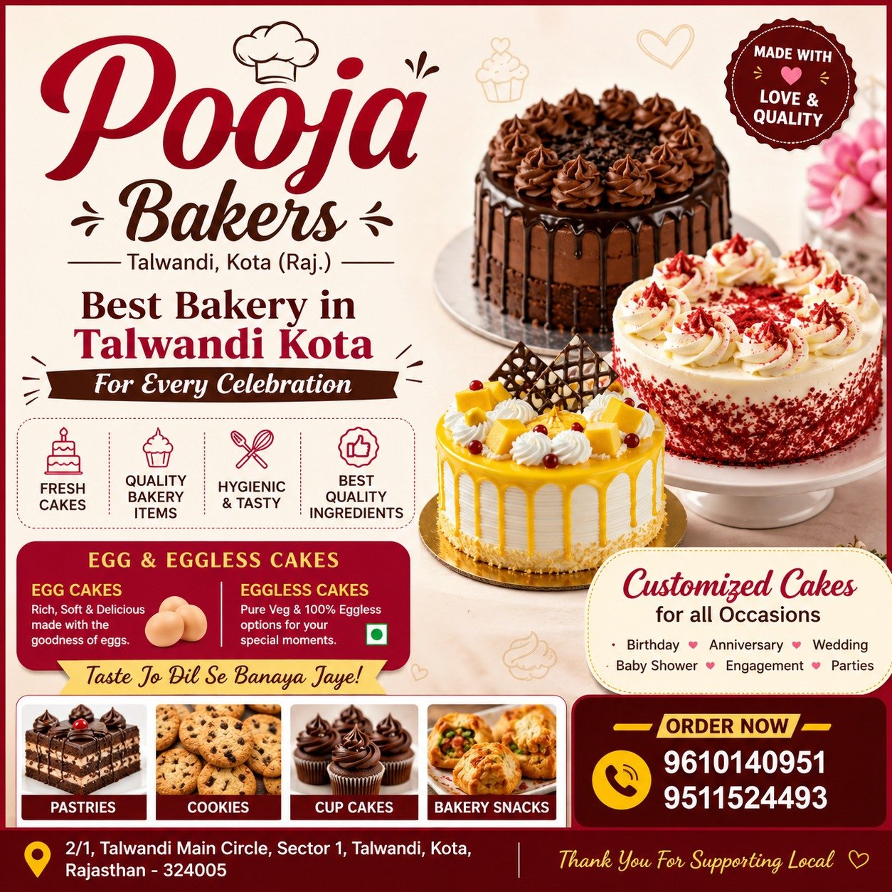 Best Bakery in Kota